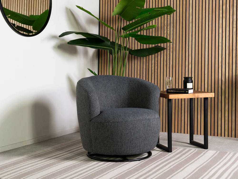 Sienna Swivel Chair Navy