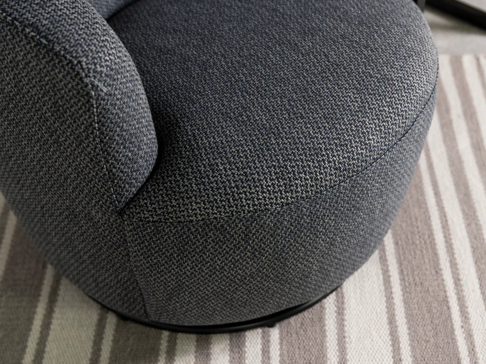 Sienna Swivel Chair Navy