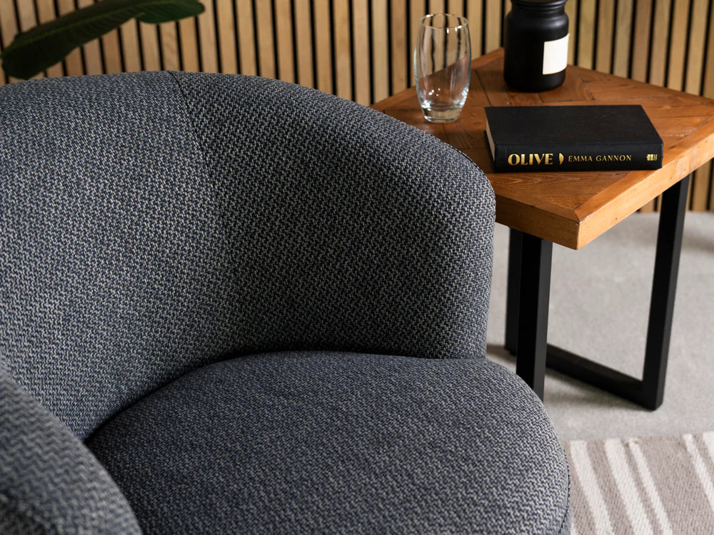 Sienna Swivel Chair Navy