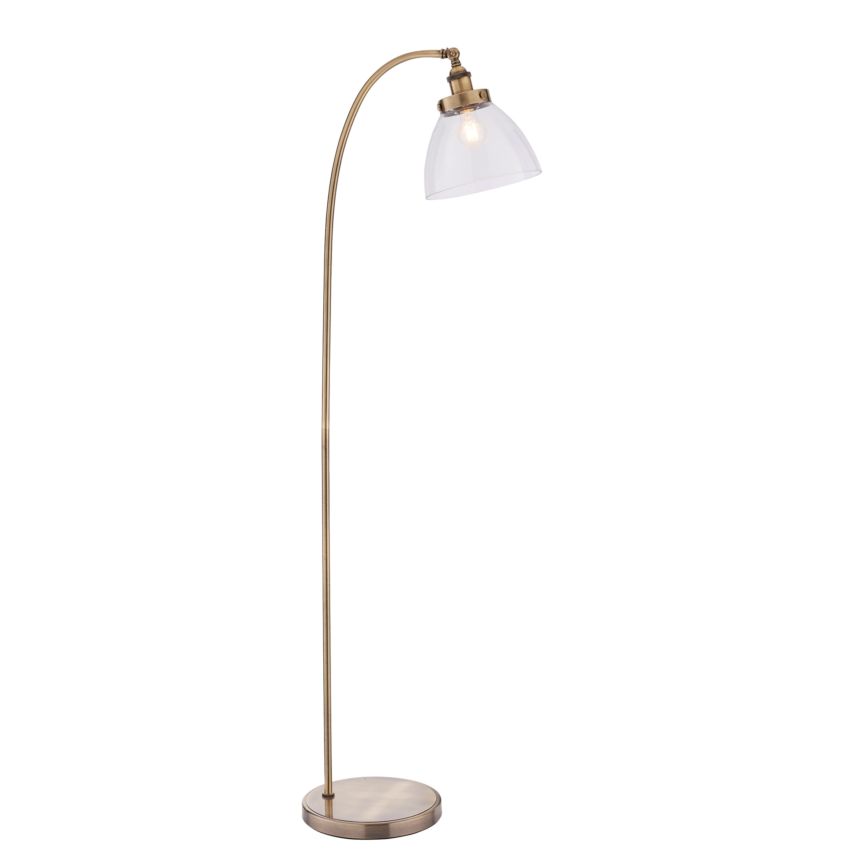 Harlow Floor Lamp Antique Brass